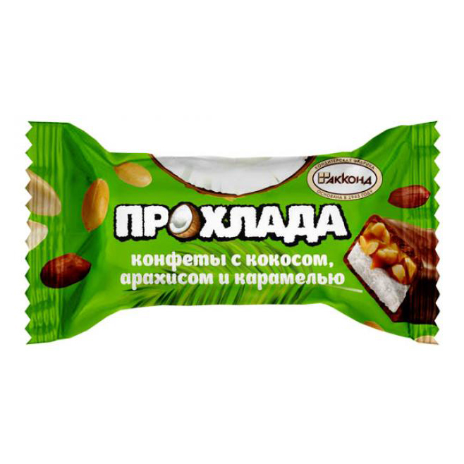 

Конфеты Акконд Прохлада кокос с карамелью и арахисом