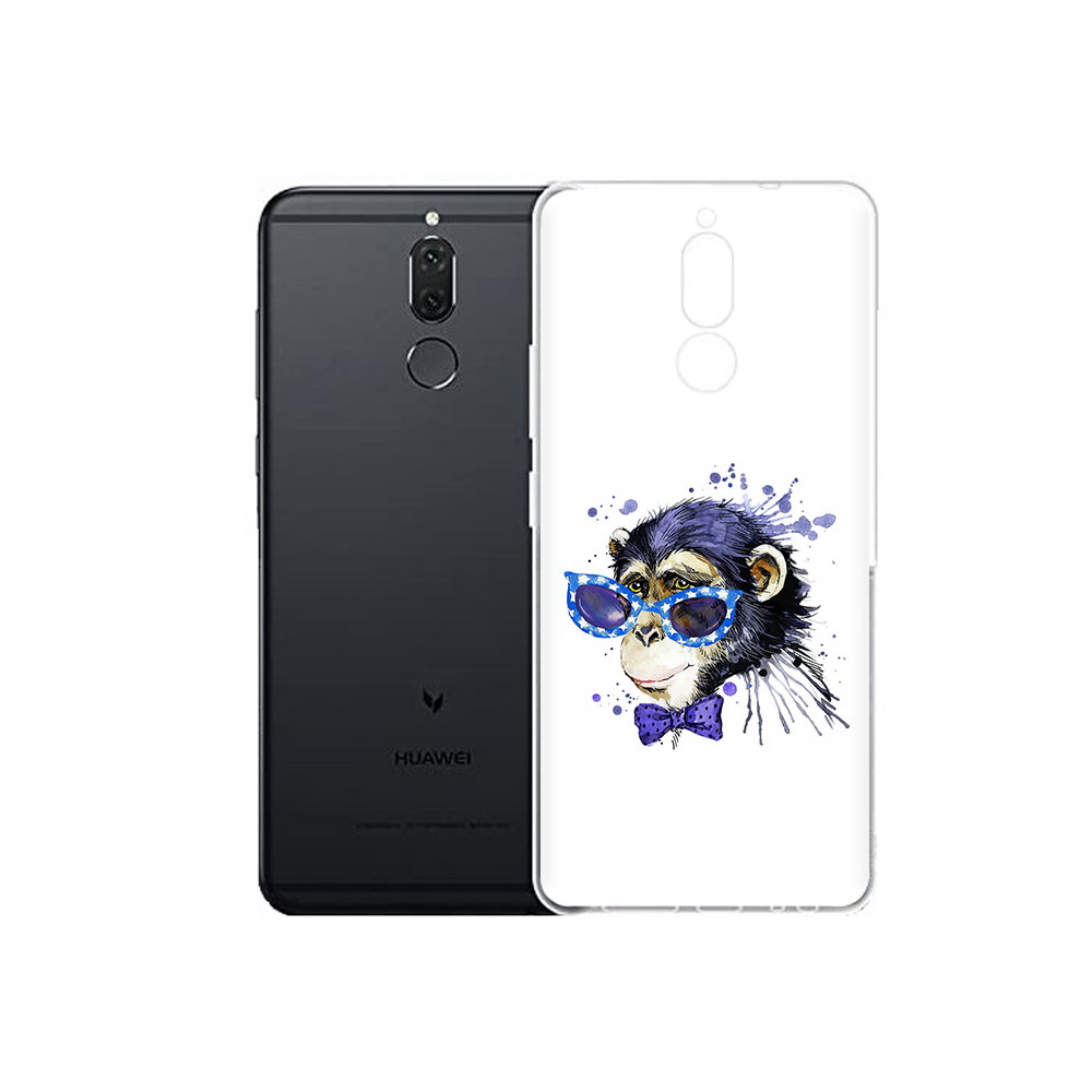 

Чехол MyPads Tocco для Huawei Nova 2i акварельная обезьяна (PT92543.64.216), Прозрачный, Tocco