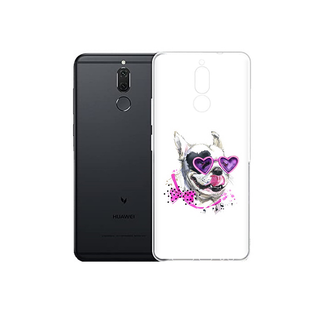 

Чехол MyPads Tocco для Huawei Nova 2i акварельный пёс (PT92543.64.218), Прозрачный, Tocco