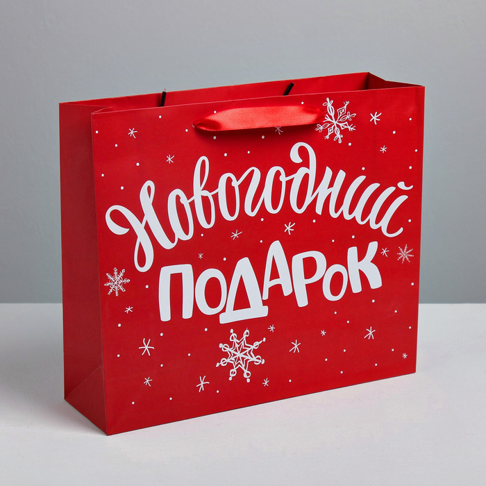 

Пакет «Новогодний подарок», ML 23 х 27 х 11,5 см, Красный