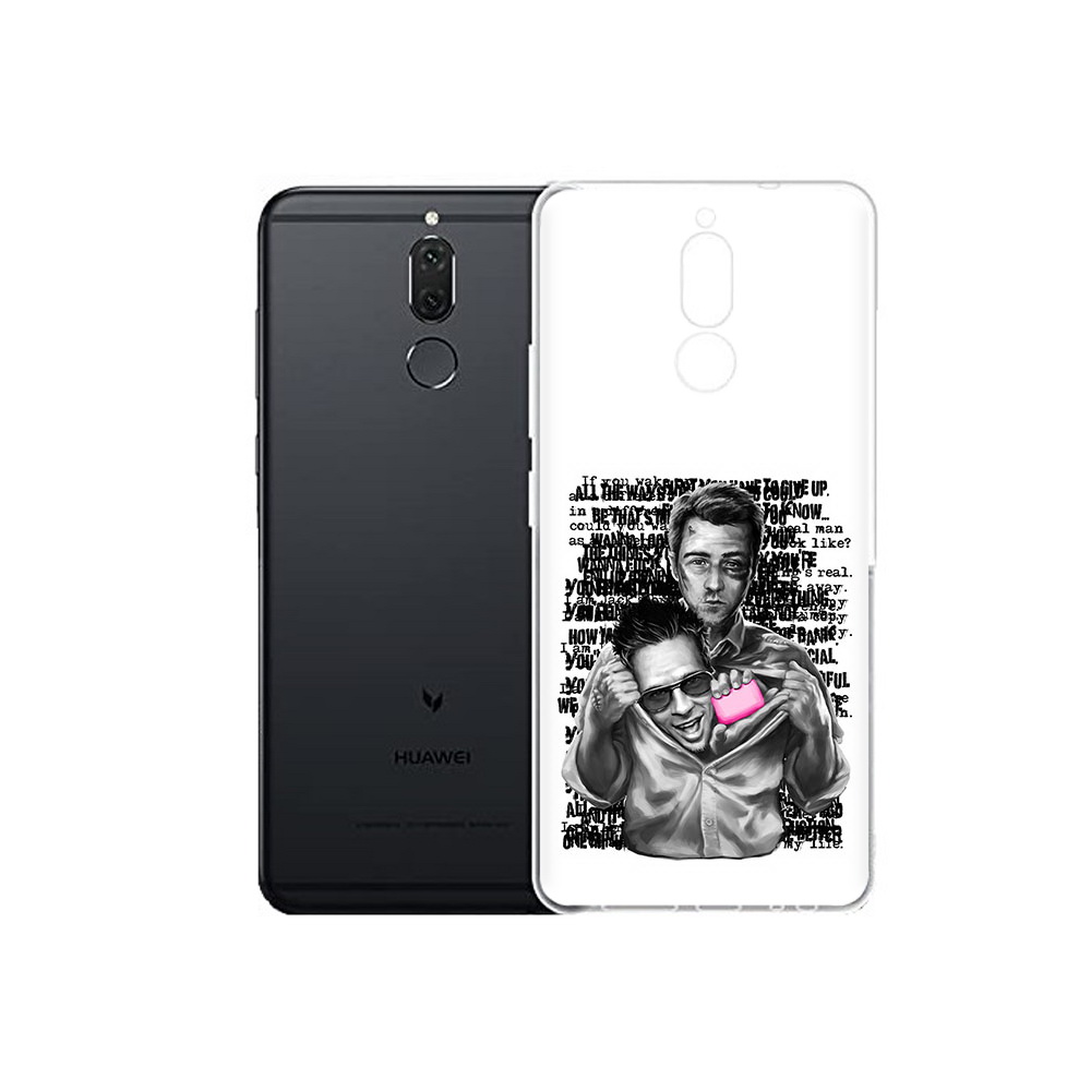 

Чехол MyPads Tocco для Huawei Nova 2i бойцовский клуб (PT92543.64.242), Прозрачный, Tocco