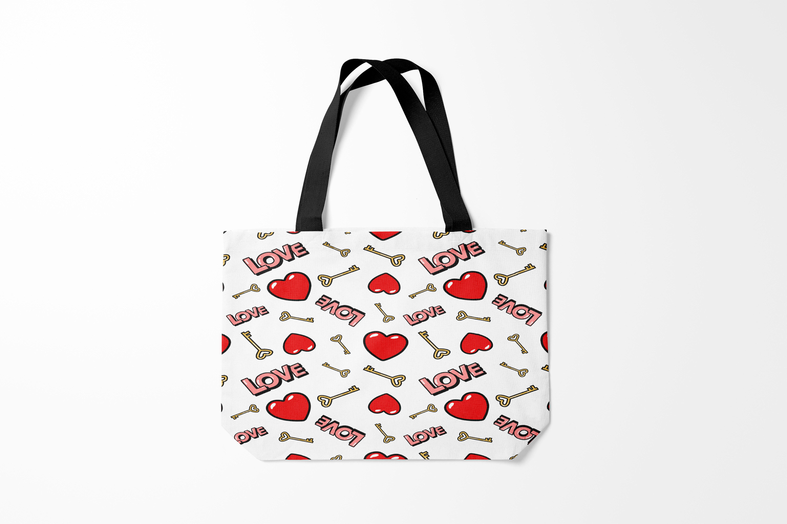 

Сумка шoппер унисекс Burnettie День Святого Валентина Valentines Day, белый, День Святого Валентина Valentines Day