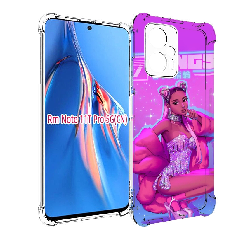 

Чехол MyPads ариана-гранде для Xiaomi Redmi Note 11T Pro / 11T Pro Plus / Poco X4 GT пр..., Прозрачный, Tocco
