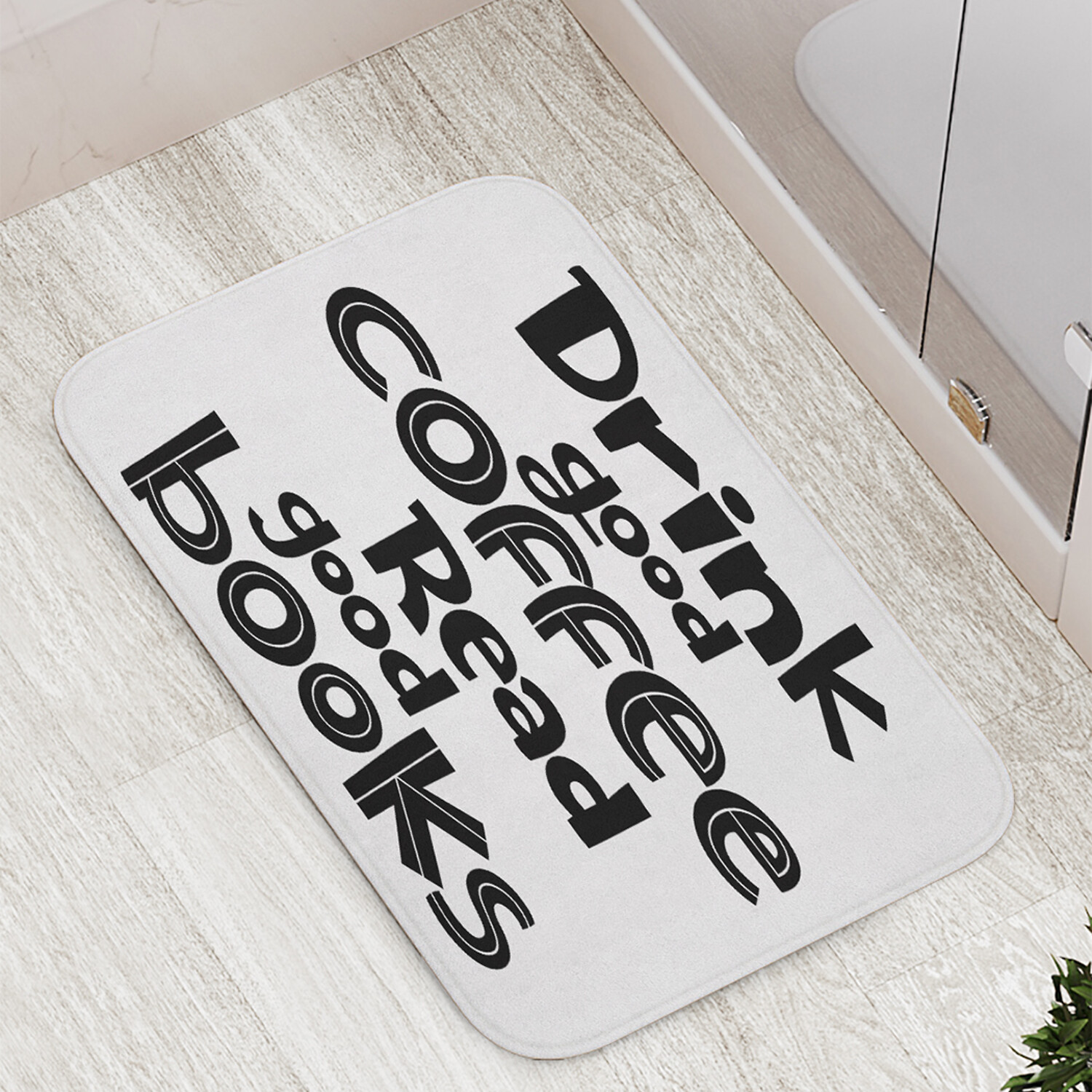 

Коврик JoyArty "Пить хороший кофе читать хорошие книги" для ванной сауны,бассейна,77х52см, Пить хороший кофе читать хорошие книги