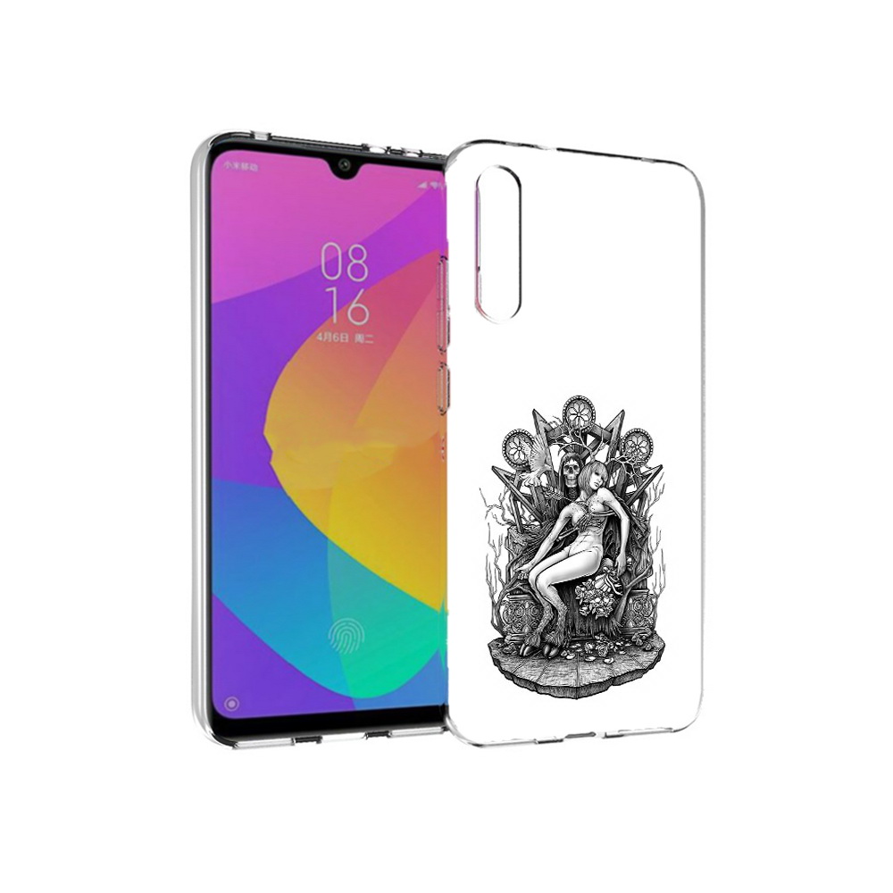 

Чехол MyPads Tocco для Xiaomi Mi CC9e девушка на троне (PT134188.271.309), Прозрачный, Tocco