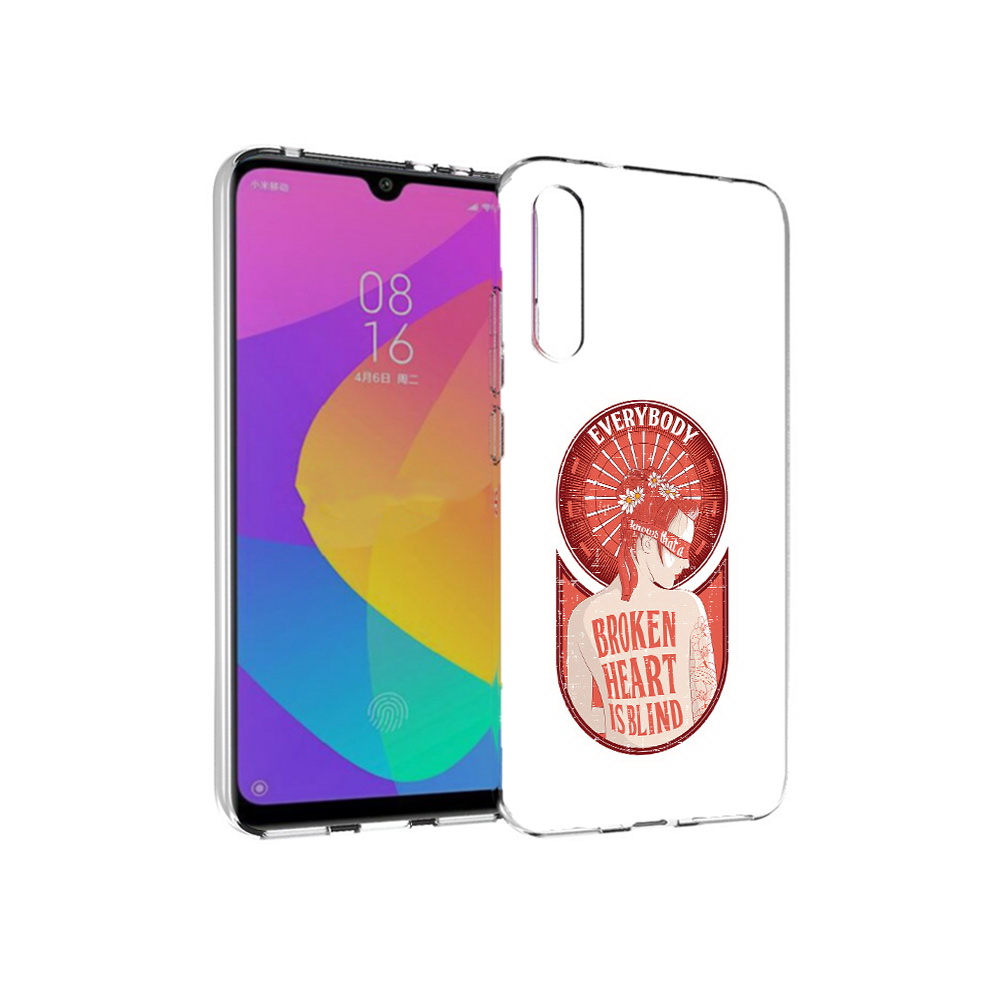 

Чехол MyPads Tocco для Xiaomi Mi CC9e девушка разбитое сердце (PT134188.271.310), Прозрачный, Tocco