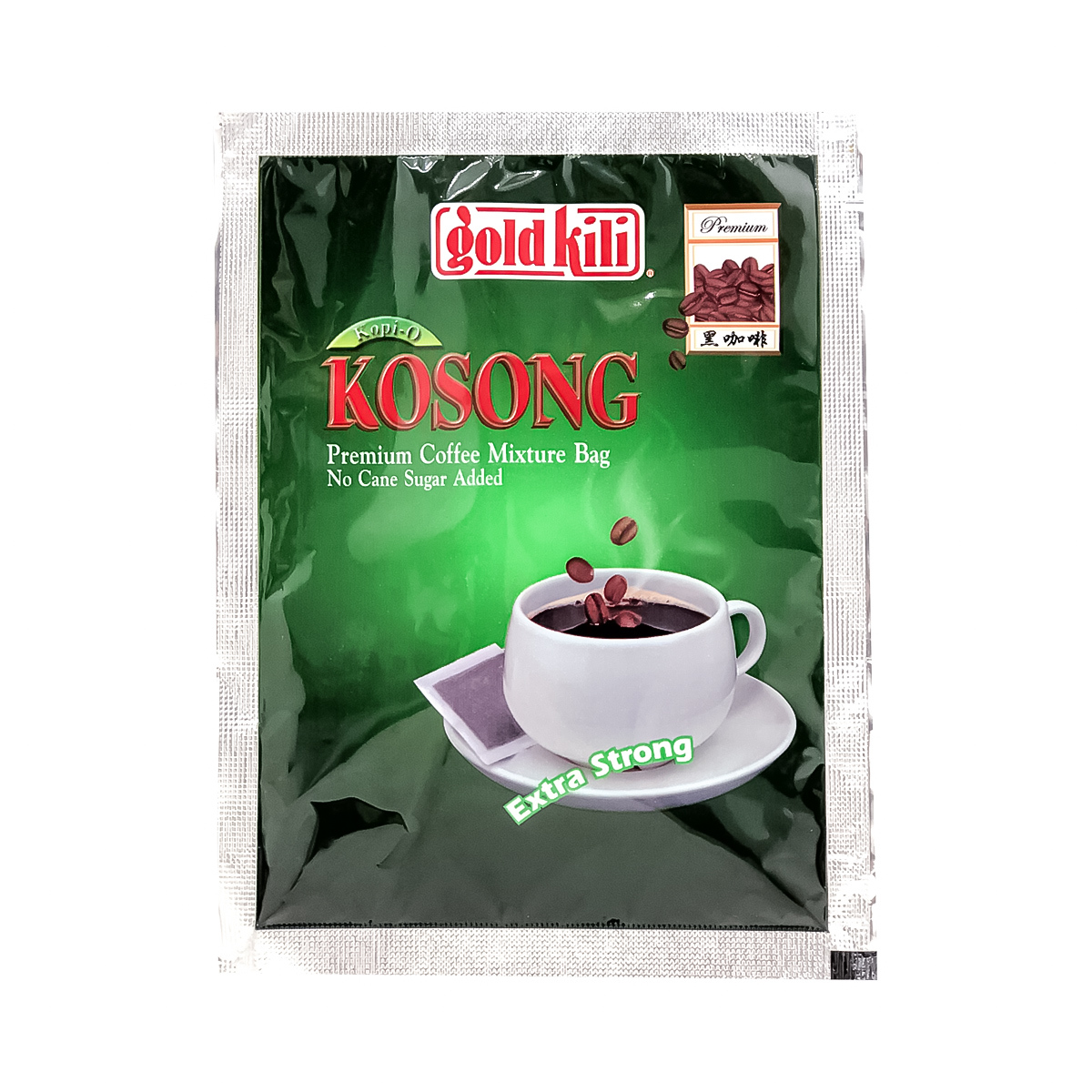 фото Кофе молотый gold kili kopi o kosong extra strong в пакетиках, 20 шт