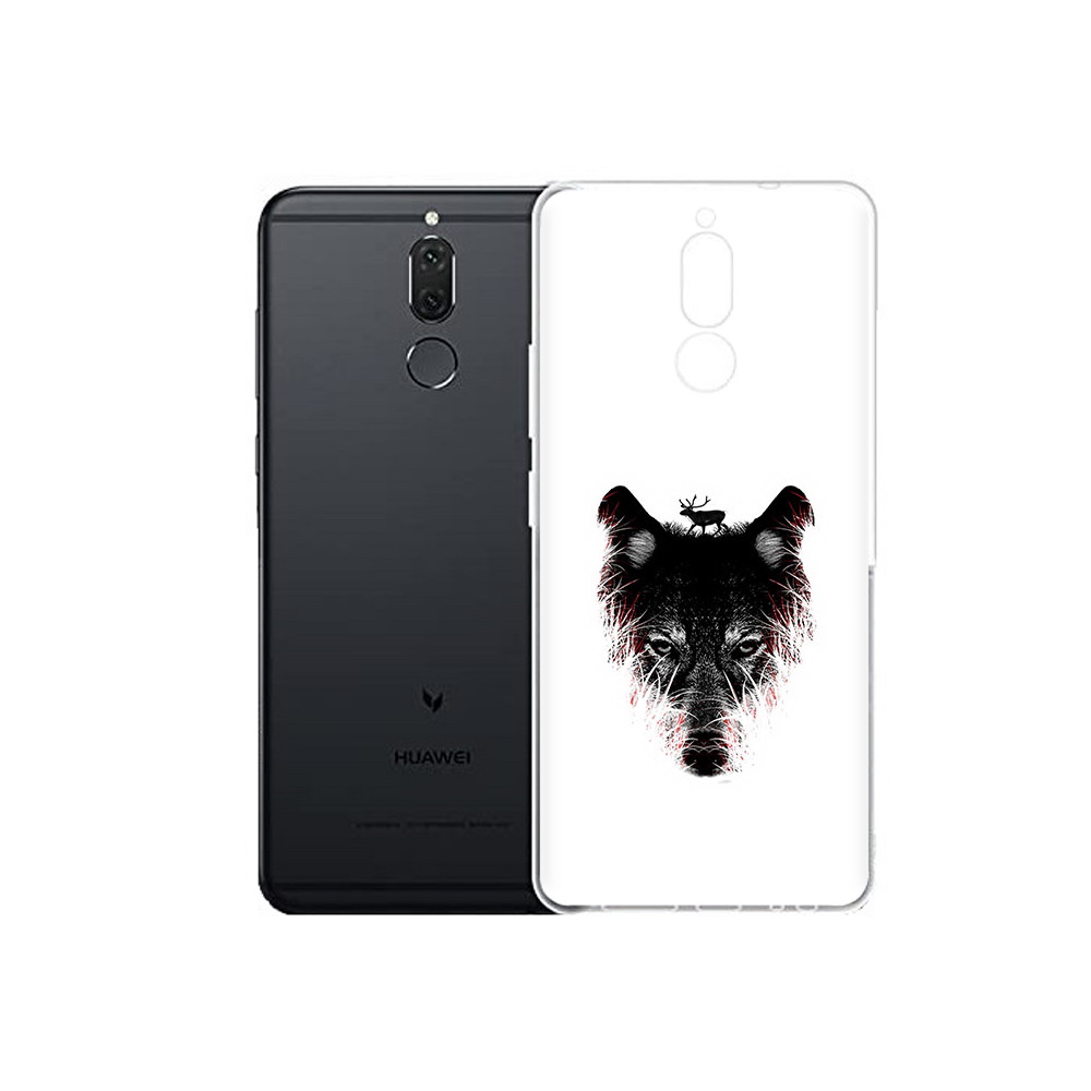

Чехол MyPads Tocco для Huawei Nova 2i волк в траве (PT92543.64.267), Прозрачный, Tocco