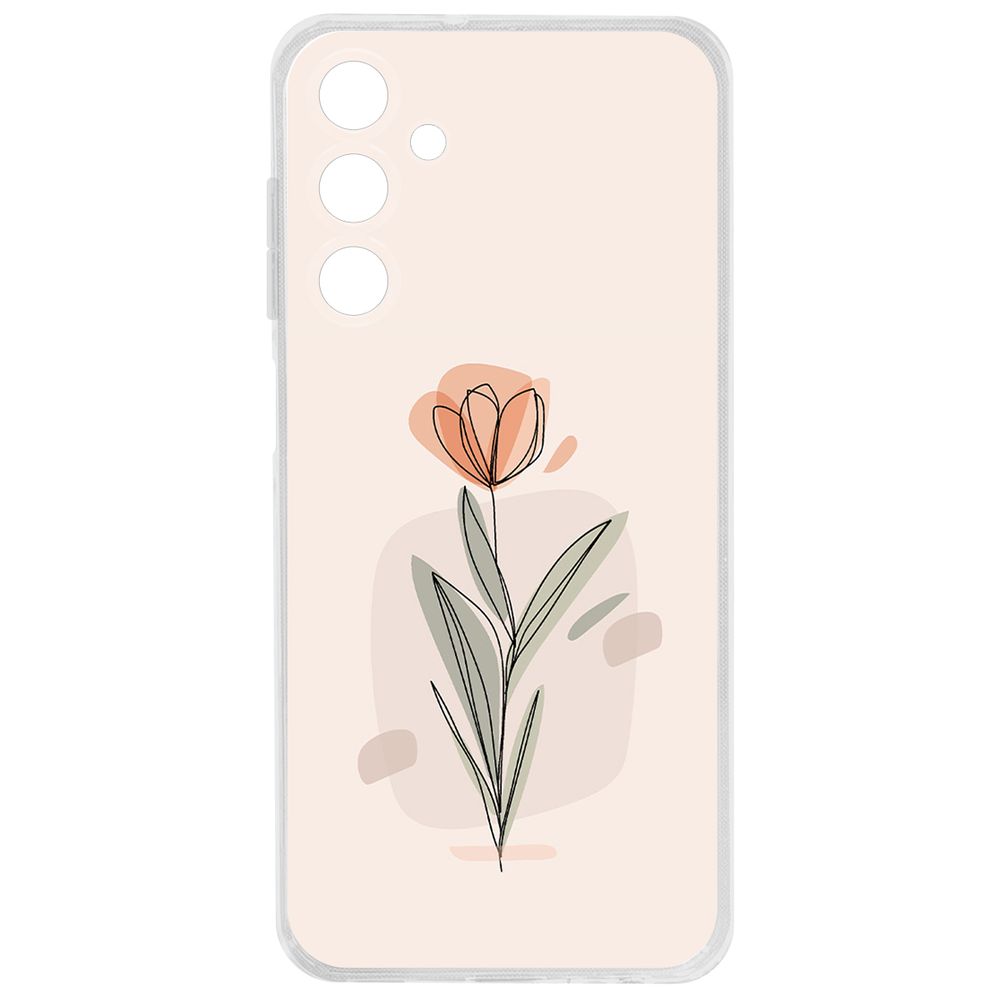 

Чехол-накладка Krutoff Clear Case Тюльпан для Samsung Galaxy A25 5G (A256), Прозрачный