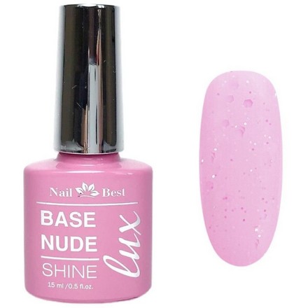 

База Nail Best LUX Sparkle Pink 15 мл