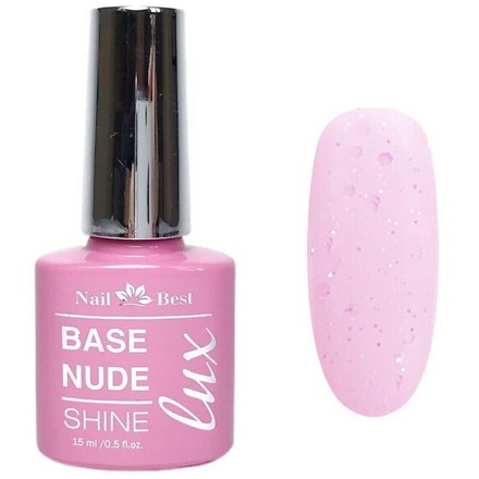 

База Nail Best LUX Sparkle Rose 15 мл