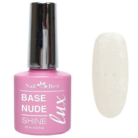 

База Nail Best LUX Sparkle White 15 мл