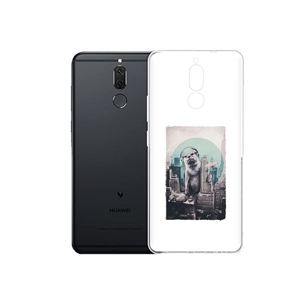 

Чехол MyPads Tocco для Huawei Nova 2i выдра в городе (PT92543.64.283), Прозрачный, Tocco