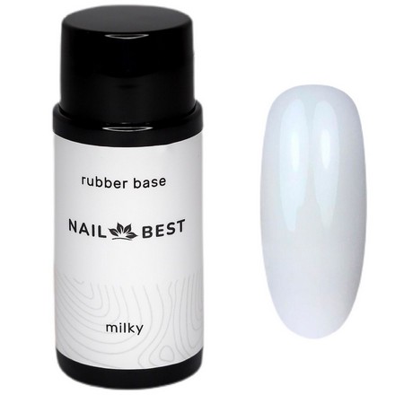 

База Nail Best Rubber Milky 30 мл