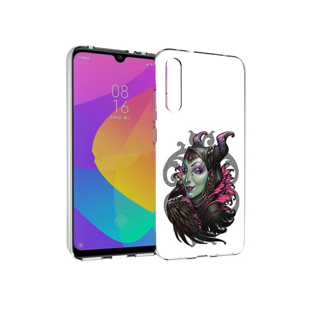 

Чехол MyPads Tocco для Xiaomi Mi CC9e зеленая девушка с вороном (PT134188.271.357), Прозрачный, Tocco