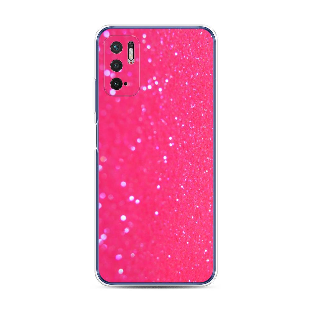 

Чехол Awog "Малиновые блестки рисунок" для Xiaomi Redmi Note 10 5G