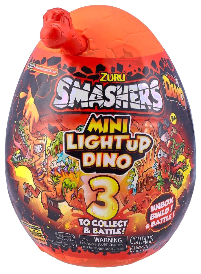 

Мини-яйцо Zuru Smashers 7473 Light up 17 см. 4 серия