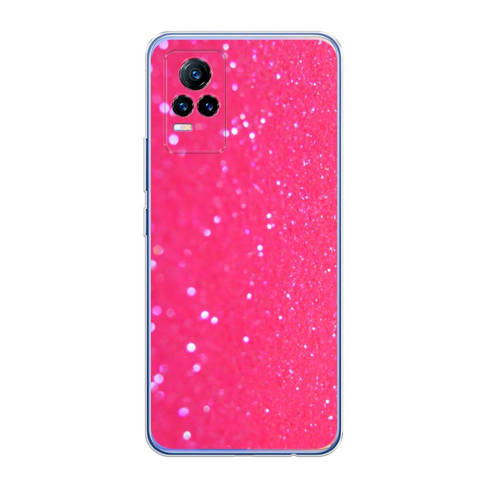 

Чехол Awog "Малиновые блестки рисунок" для Vivo V21e