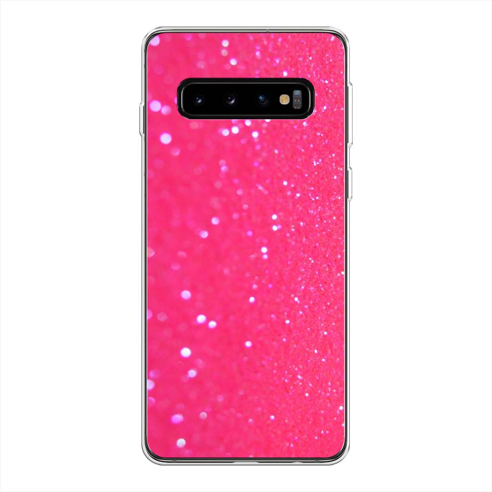 

Чехол Awog "Малиновые блестки рисунок" для Samsung Galaxy S10 +