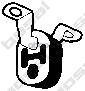 

Крепеж VW Passat (96-05) AUDI A4 (-01),A6 (-05) глушителя BOSAL