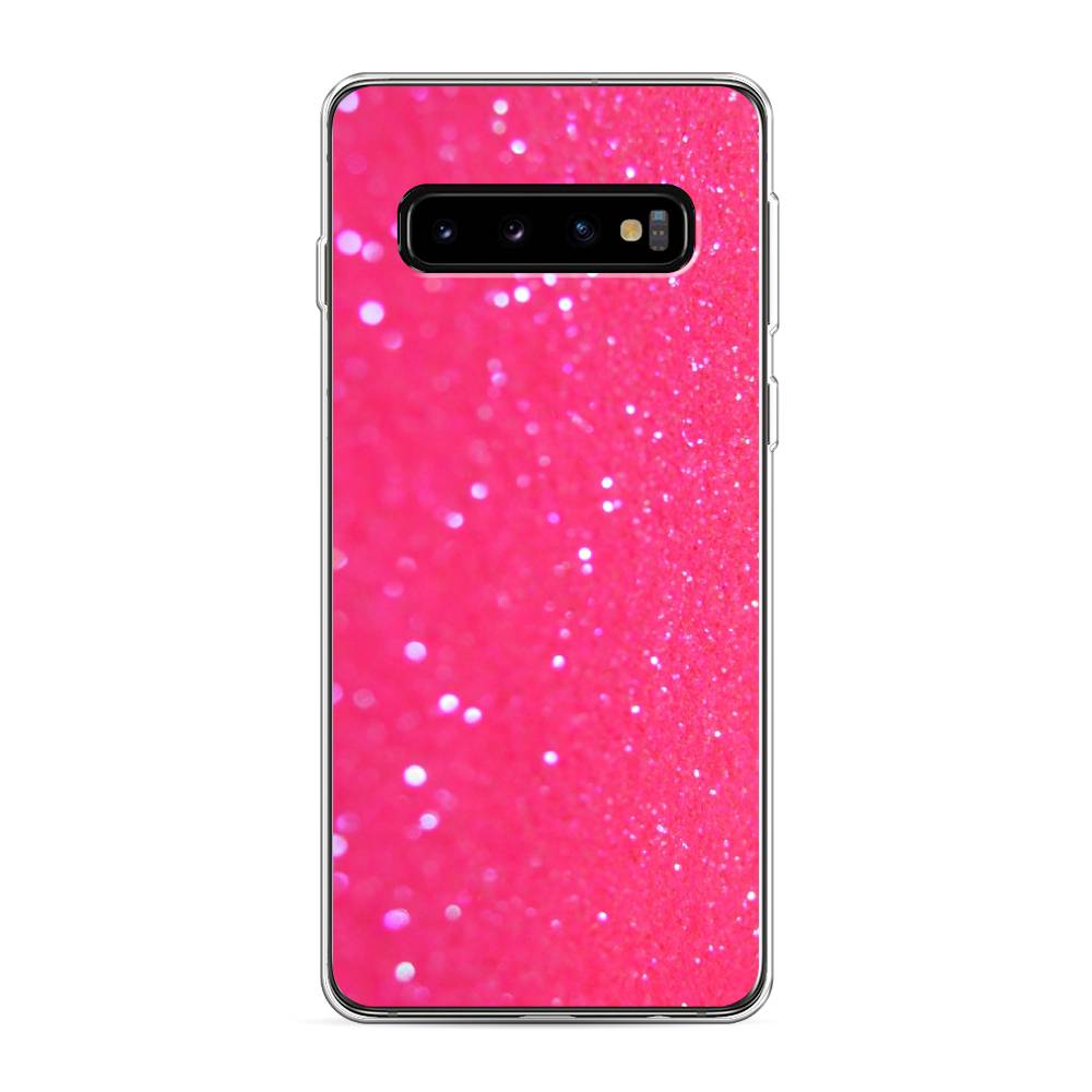 

Чехол Awog "Малиновые блестки рисунок" для Samsung Galaxy S10