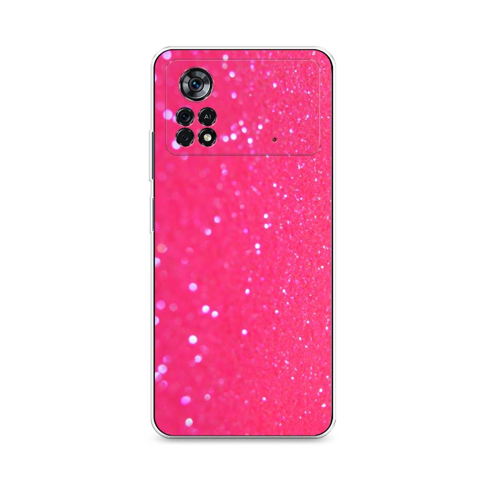 

Чехол Awog "Малиновые блестки рисунок" для Xiaomi Poco X4 Pro 5G