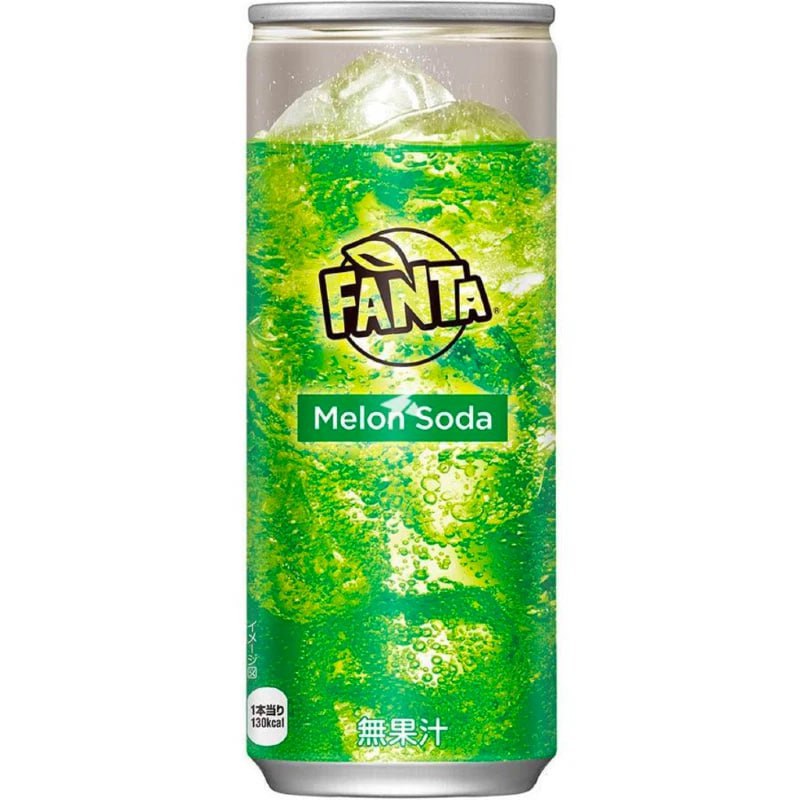 Газированный напиток FANTA Melon soda дыня, 250 мл, 30 шт