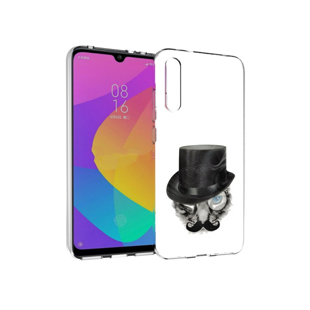 

Чехол MyPads Tocco для Xiaomi Mi CC9e интелегентный кот (PT134188.271.378), Прозрачный, Tocco