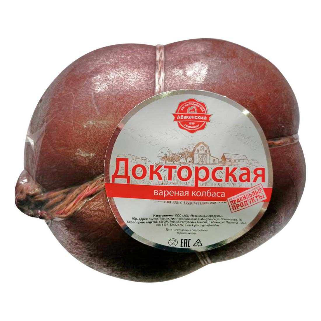 

Колбаса Минусинский МК Докторская вареная
