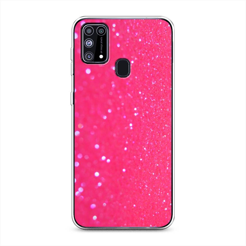 

Чехол Awog "Малиновые блестки рисунок" для Samsung Galaxy M31