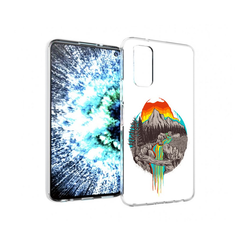

Чехол MyPads Tocco для Vivo IQOO Neo 3 Радужный водопад (PT157205.400.144), Прозрачный, Tocco