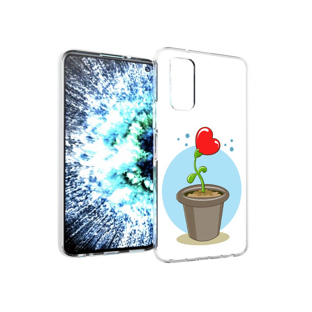 Чехол MyPads Tocco для Vivo IQOO Neo 3 Растение любви 14 февраля (PT157205.400.145)