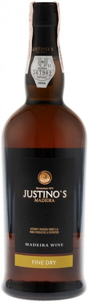 

Мадера Justino'S Madeira Wines Fine Dry красное, сухое, 750 мл, Красный