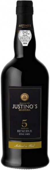 

Мадера Justino'S Madeira Wines Reserve Fine Dry 5 Years Old красное, сухое, 750 мл, Красный