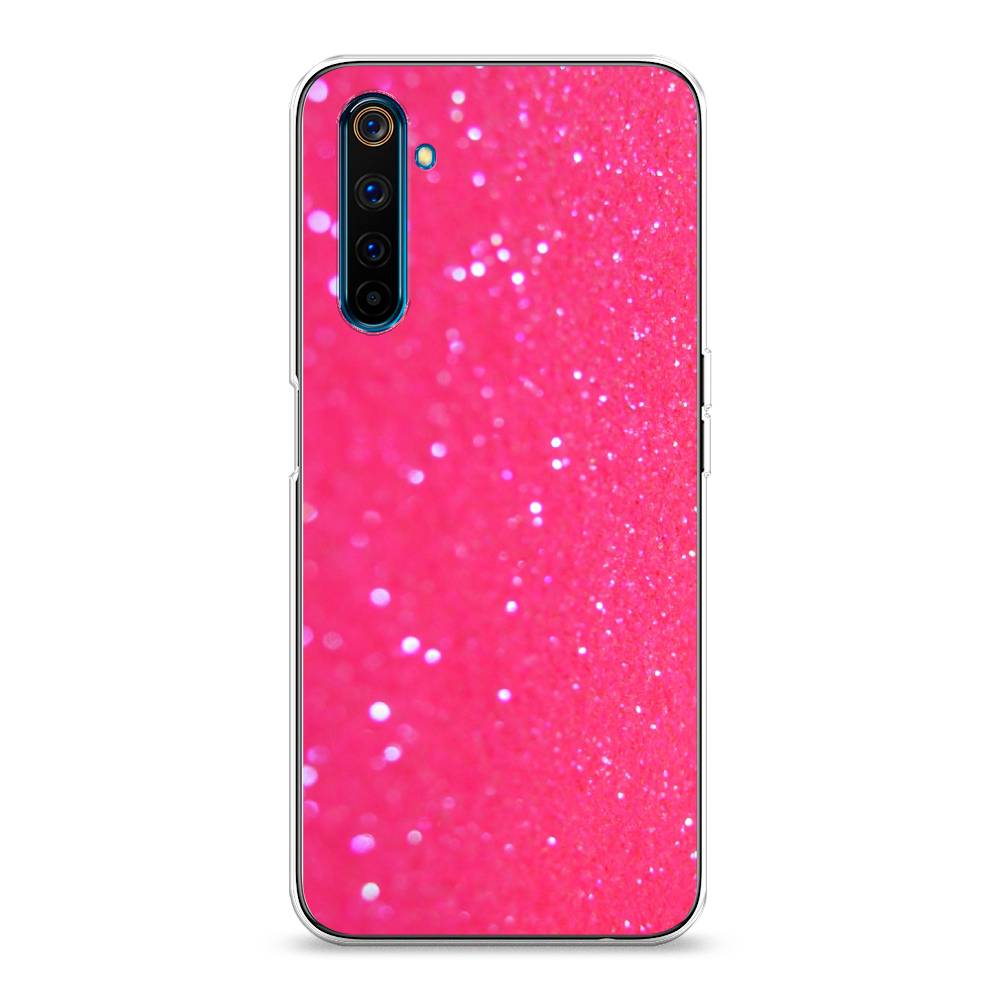 

Чехол Awog "Малиновые блестки рисунок" для Realme 6 Pro