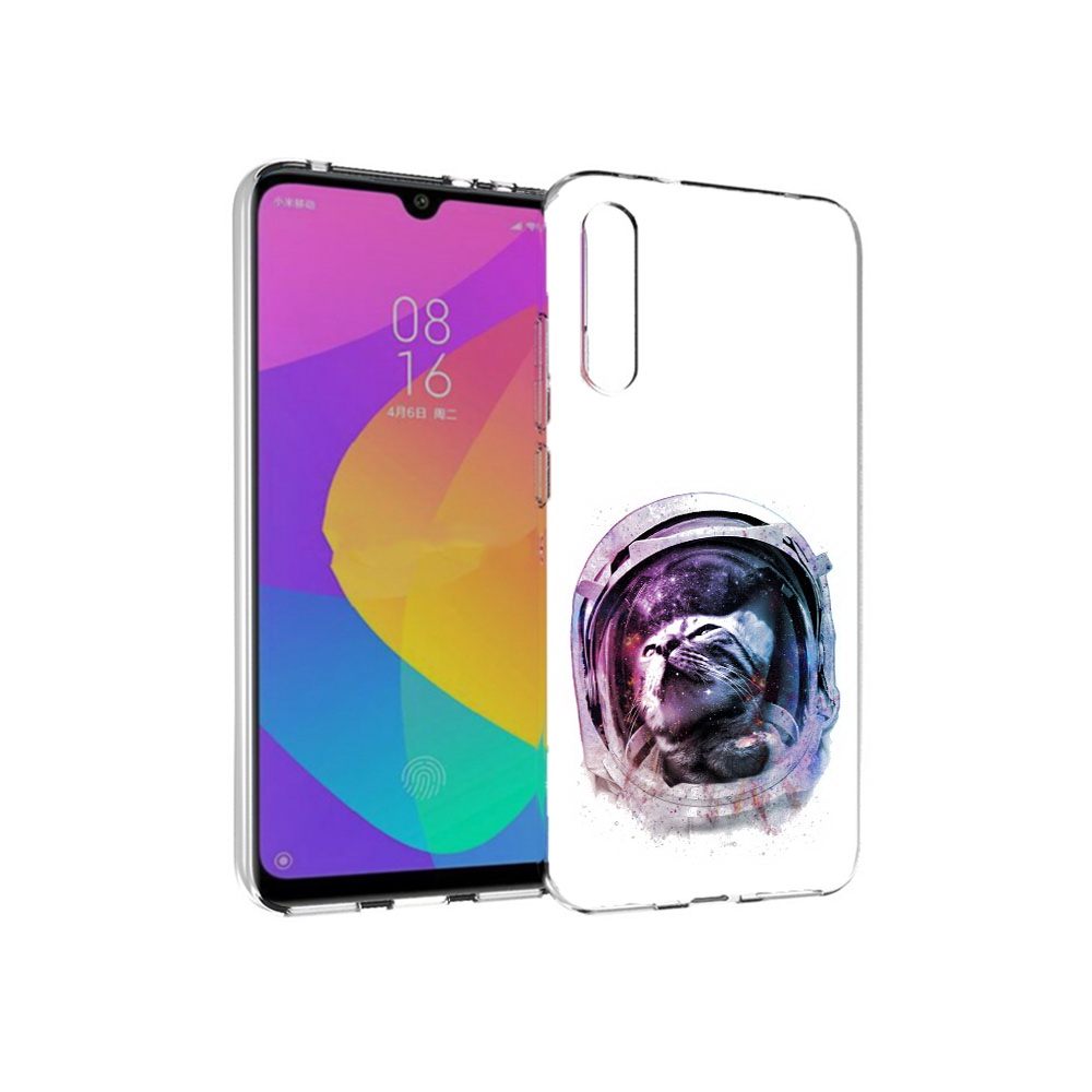 

Чехол MyPads Tocco для Xiaomi Mi CC9e кот в шлеме (PT134188.271.396), Прозрачный, Tocco