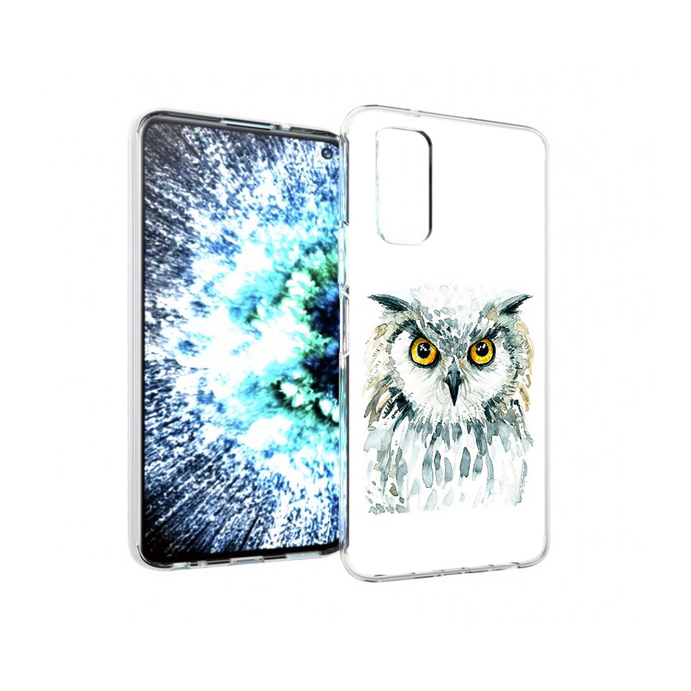 

Чехол MyPads Tocco для Vivo IQOO Neo 3 Серьезная сова (PT157205.400.156), Прозрачный, Tocco