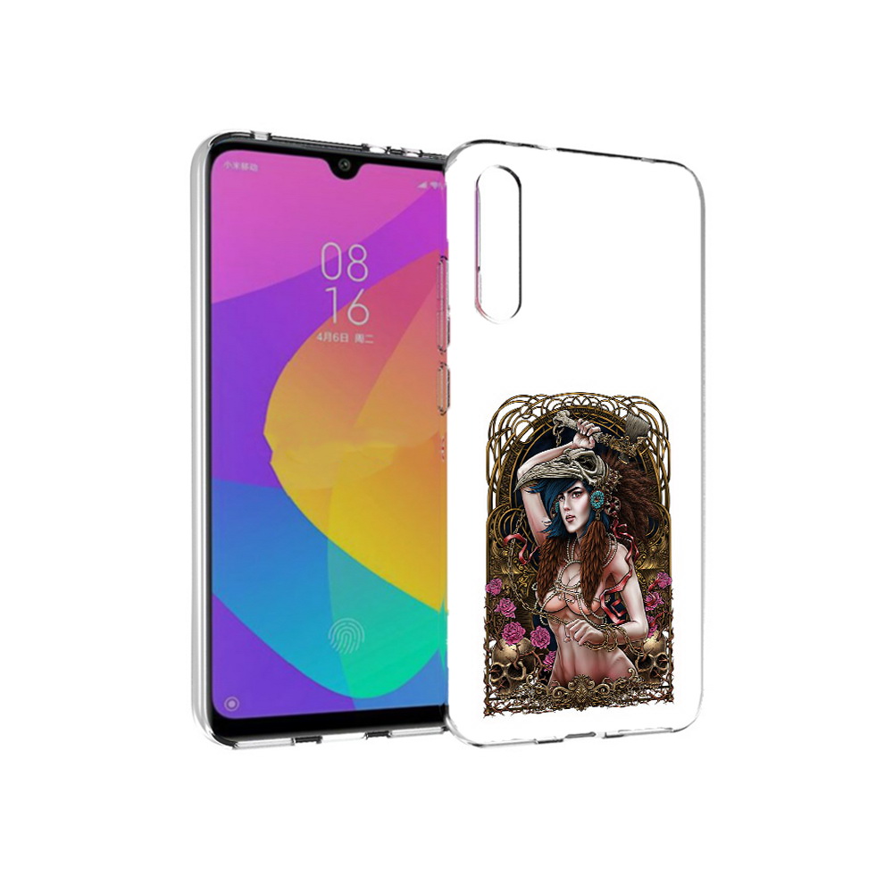 

Чехол MyPads Tocco для Xiaomi Mi CC9e красивая девушка рисунок (PT134188.271.407), Прозрачный, Tocco