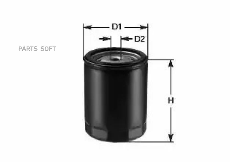 

CLEAN фильтр масляный DF 827/A (MANN WP928/81,928/83)