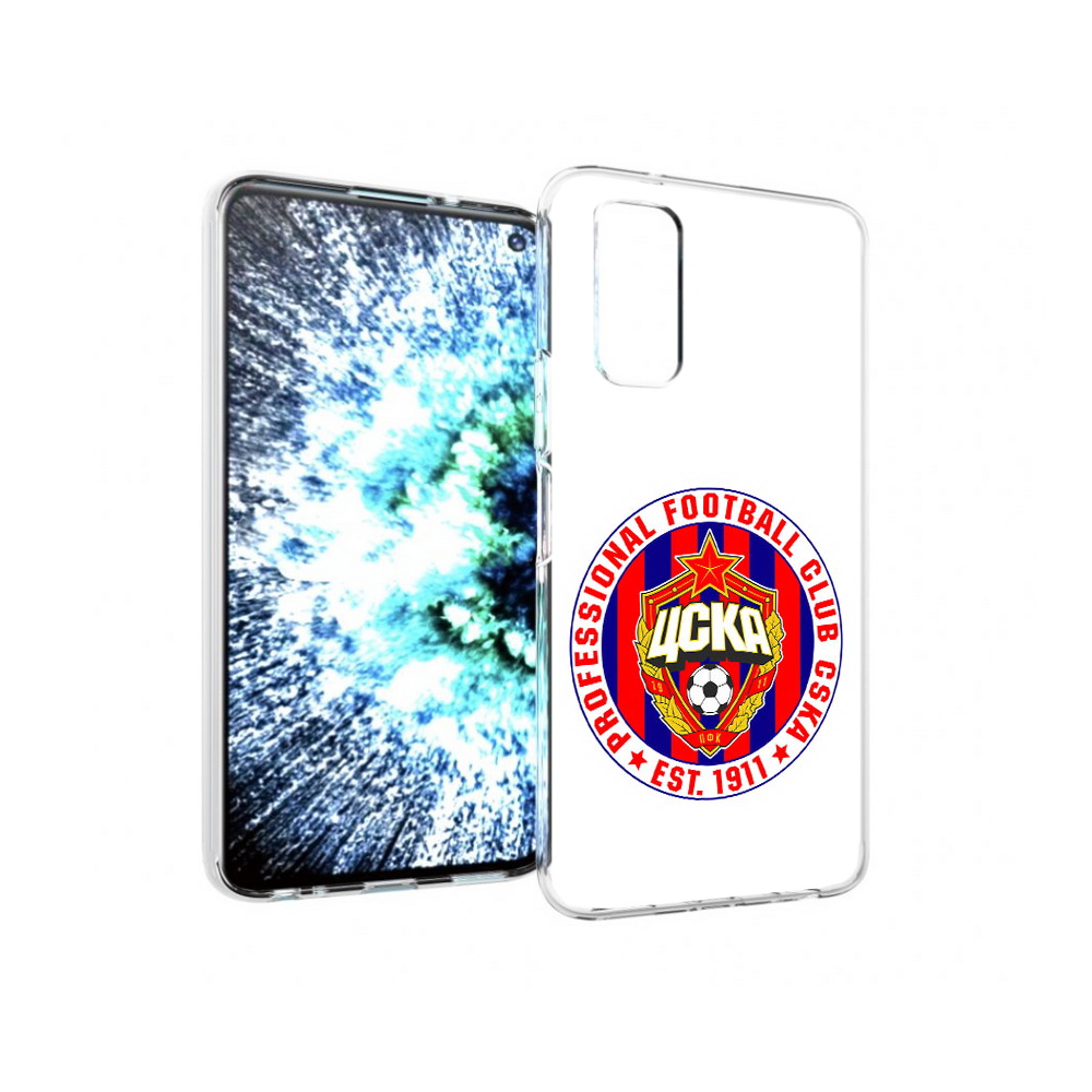 

Чехол MyPads Tocco для Vivo IQOO Neo 3 ФК ЦСК логотип (PT157205.400.178), Прозрачный, Tocco