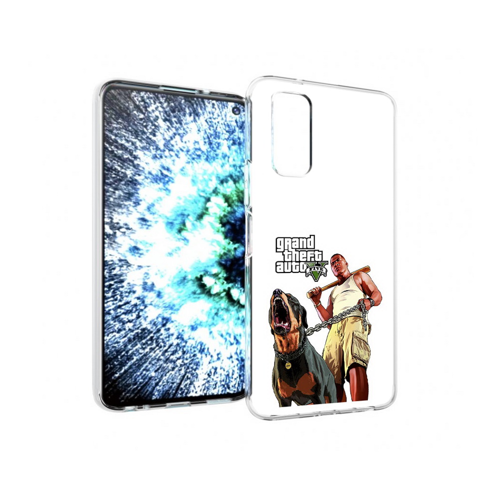

Чехол MyPads Tocco для Vivo IQOO Neo 3 GTA грозная собака (PT157205.400.18), Прозрачный, Tocco