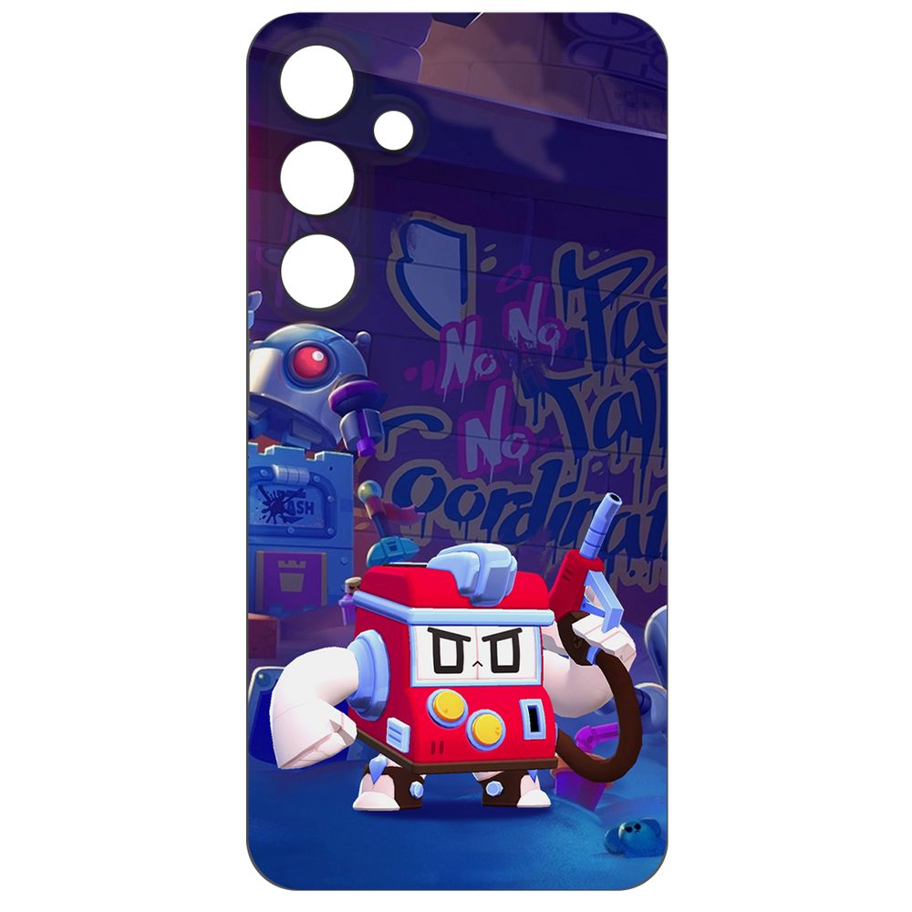 

Чехол-накладка Krutoff Soft Case Brawl Stars - V8-БИТ для Samsung Galaxy S24+ черный