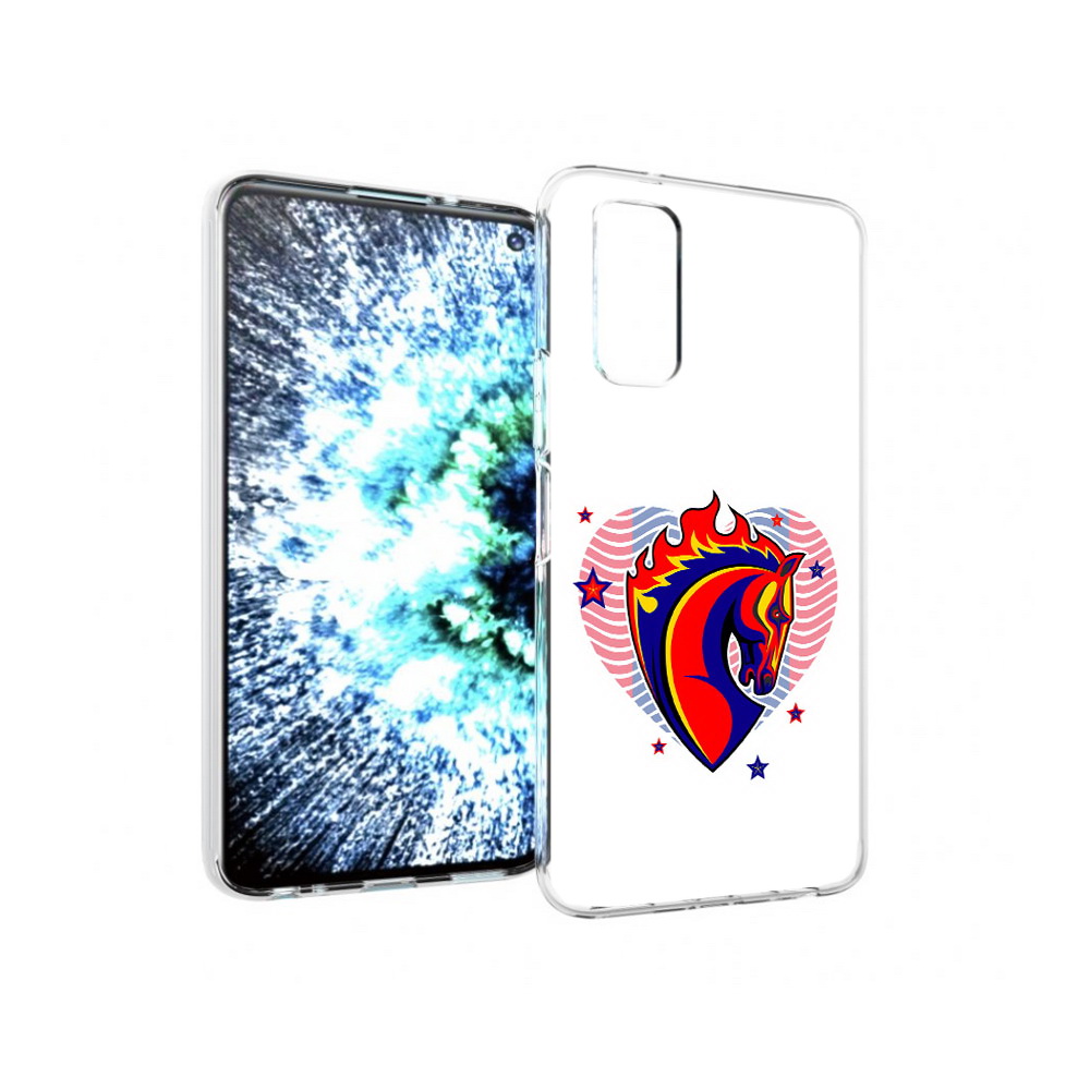 

Чехол MyPads Tocco для Vivo IQOO Neo 3 ФК ЦСЛ Лошадь (PT157205.400.180), Прозрачный, Tocco
