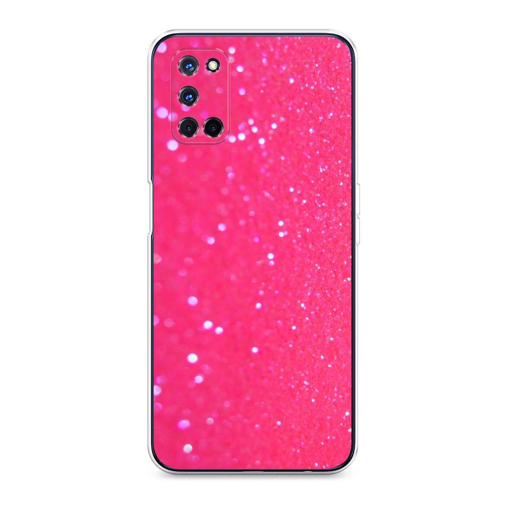 

Чехол Awog "Малиновые блестки рисунок" для Oppo A52