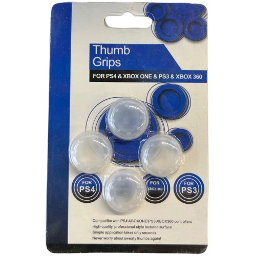 Накладка на стик для геймпада Dobe Thumb Grips прозрачная, 4 шт