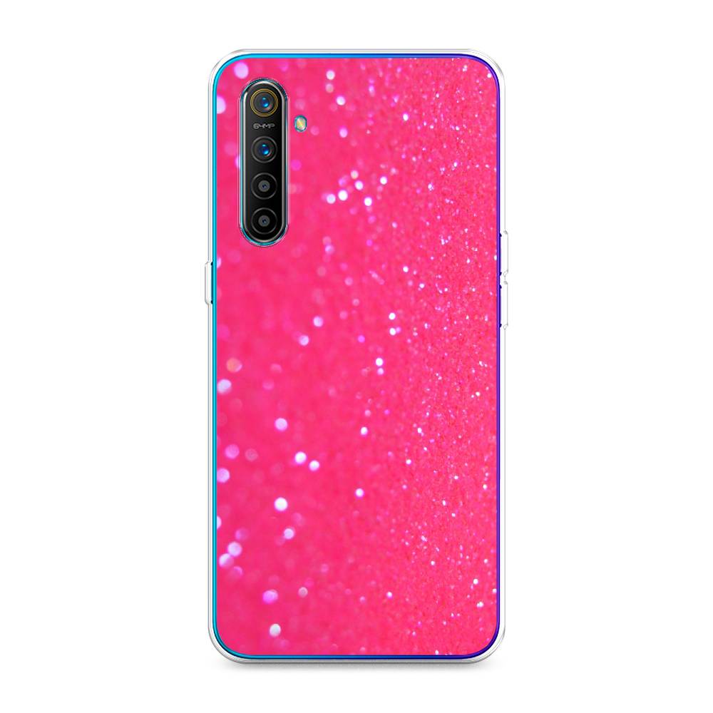 

Чехол Awog "Малиновые блестки рисунок" для Realme XT