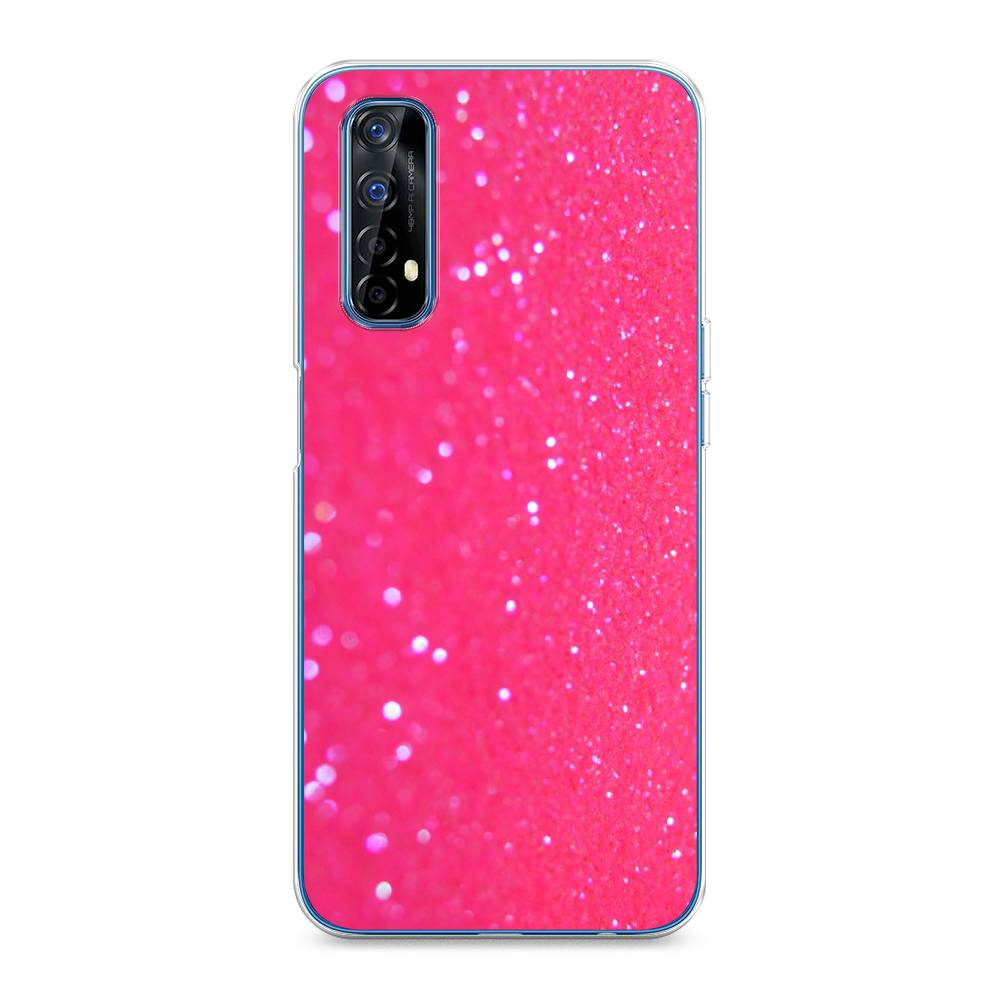 

Чехол Awog "Малиновые блестки рисунок" для Realme 7