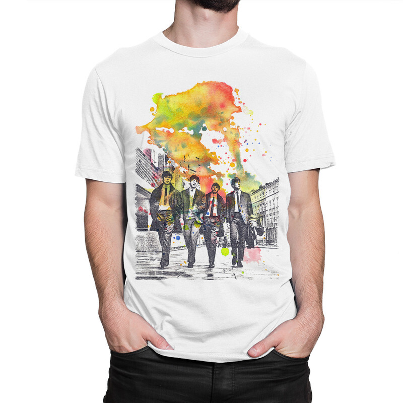 

Футболка мужская DS Apparel The Beatles 33005-2 белая S, Белый, The Beatles 33005-2