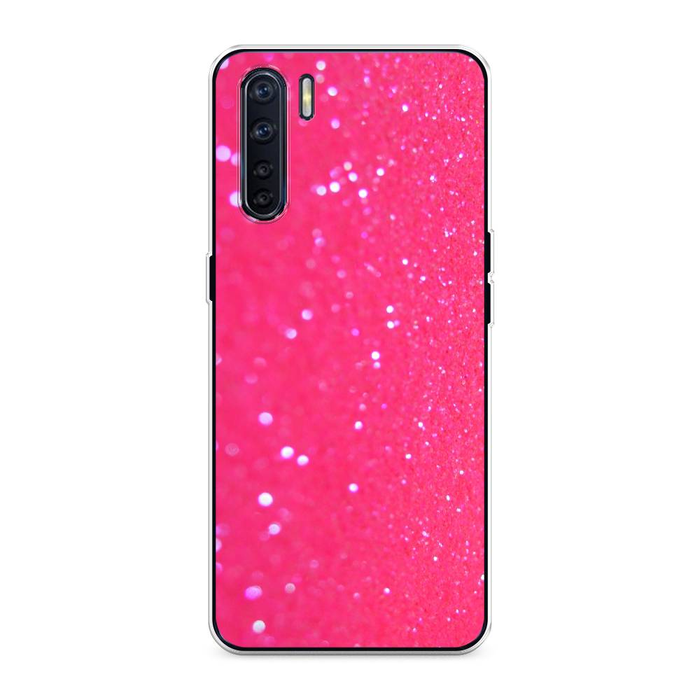 

Чехол Awog "Малиновые блестки рисунок" для Oppo A91