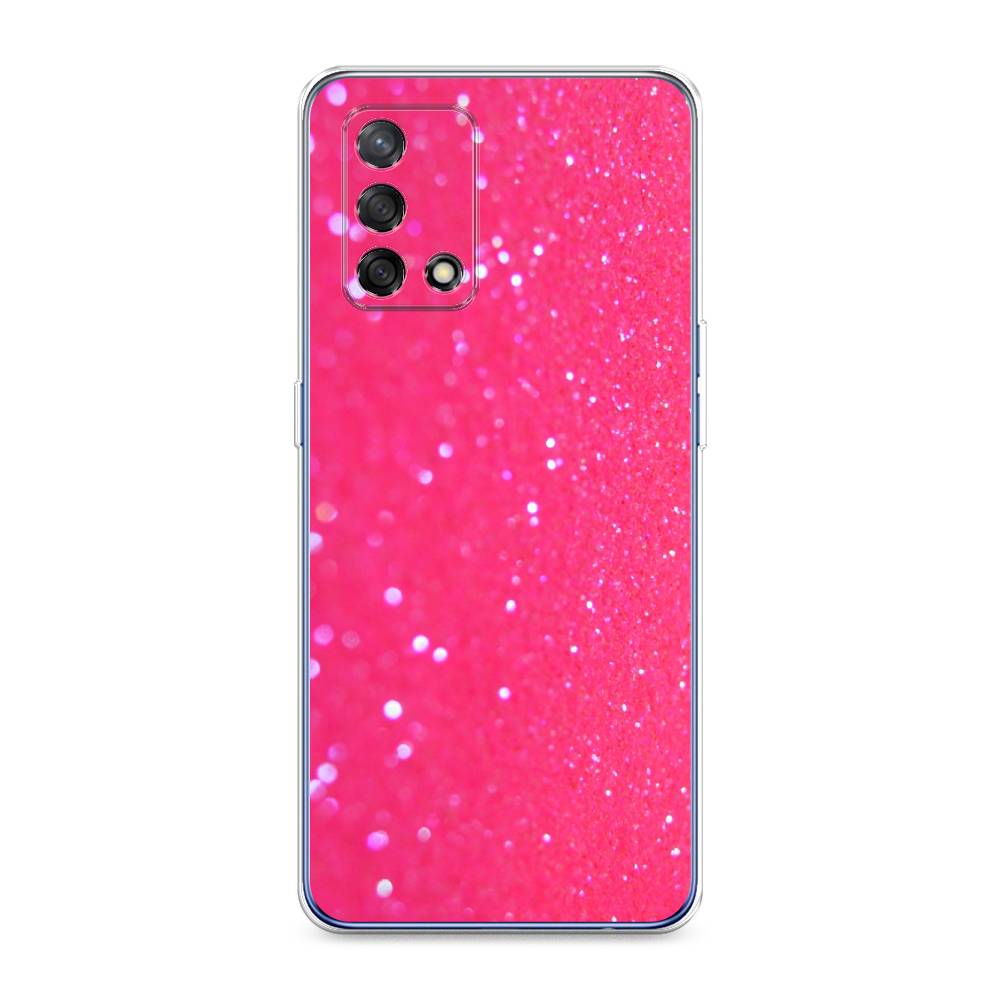 

Чехол Awog "Малиновые блестки рисунок" для Oppo A74